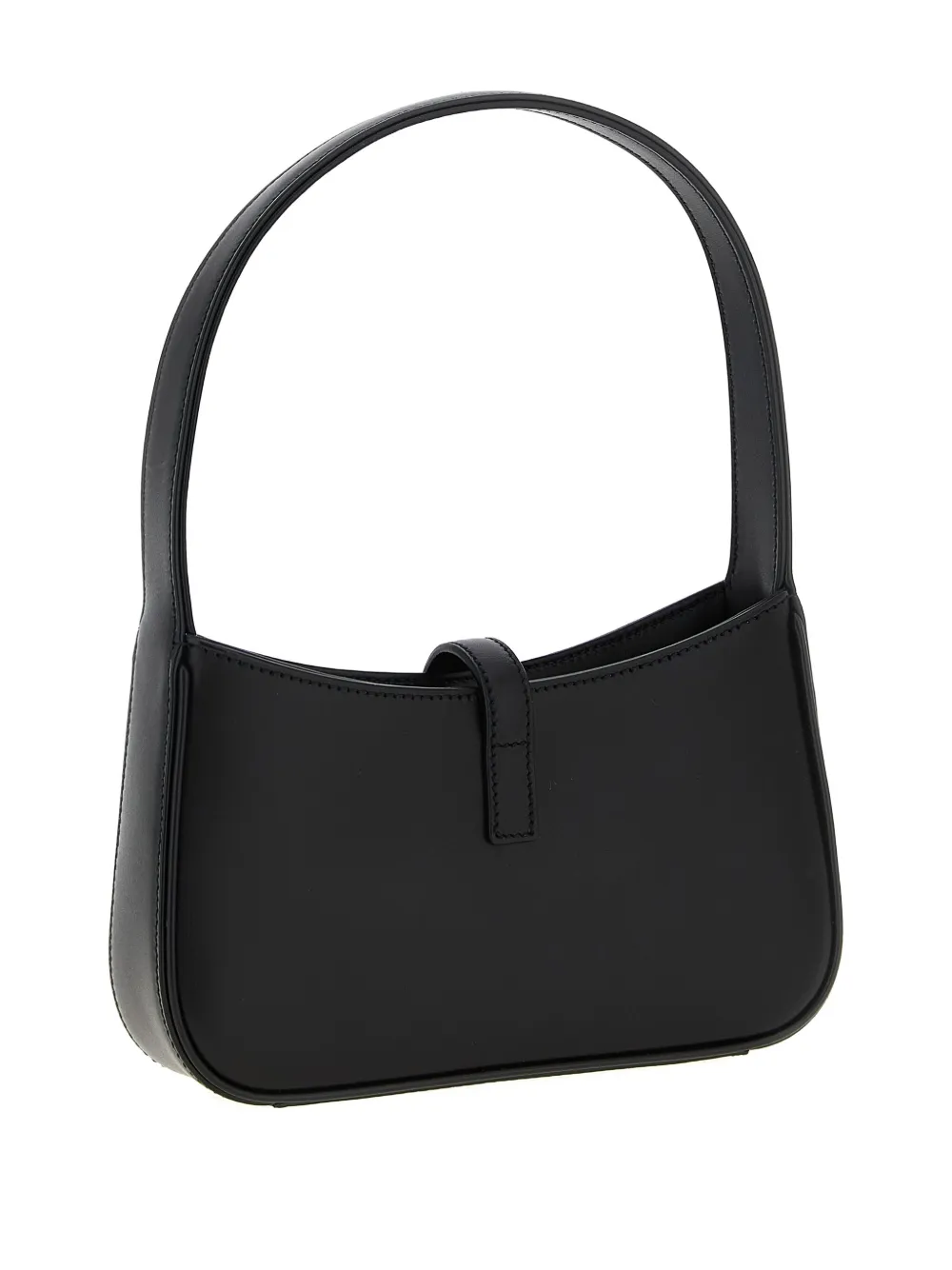 Saint Laurent Mini Le 5 à 7 logo leather shoulder bag - Zwart