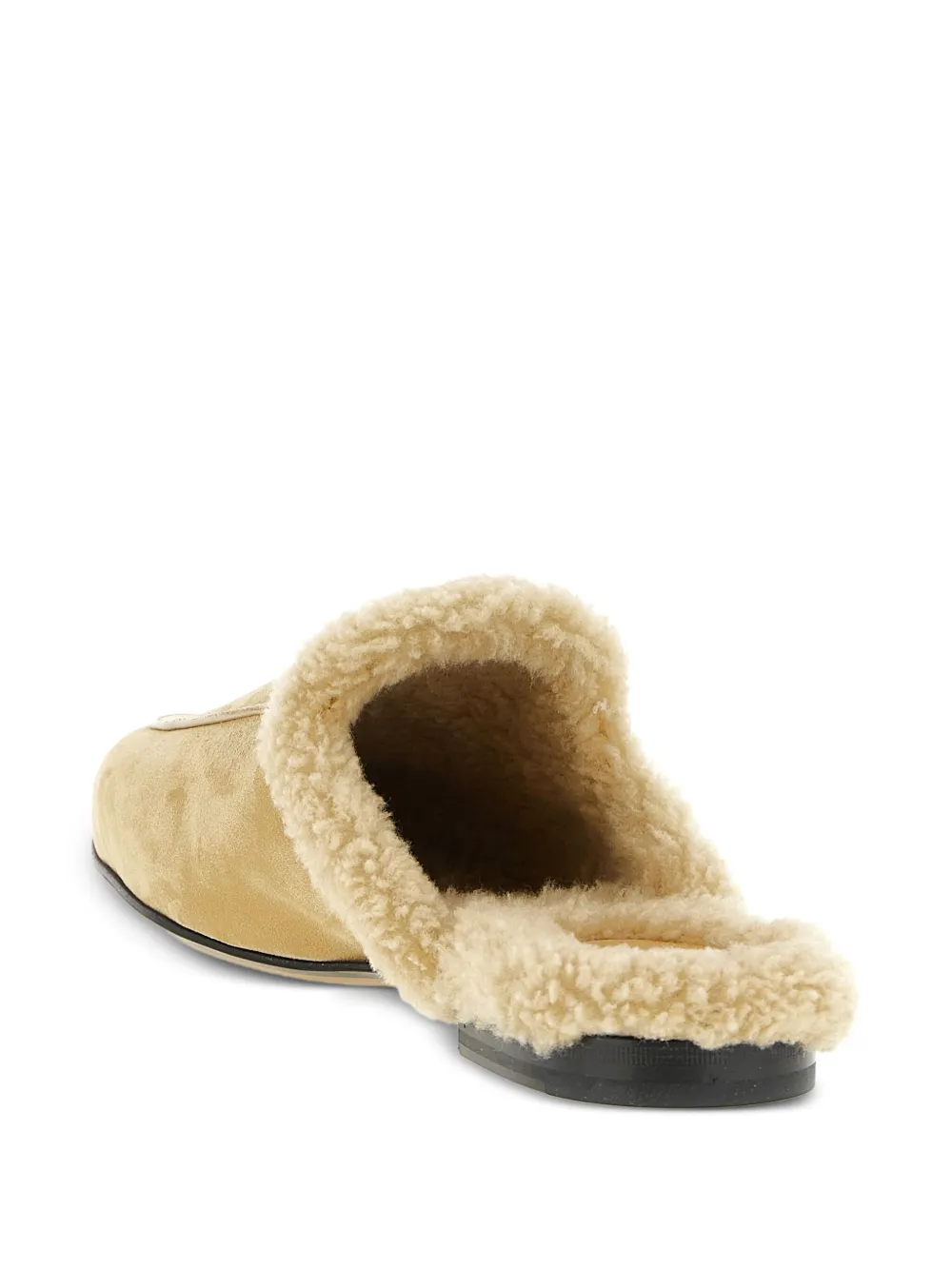 Gucci Princetown slippers met metalen klem Beige
