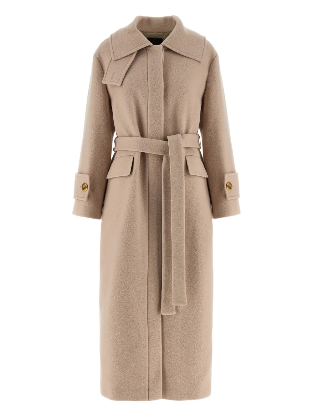 PINKO Paquita belted coat - Toni neutri