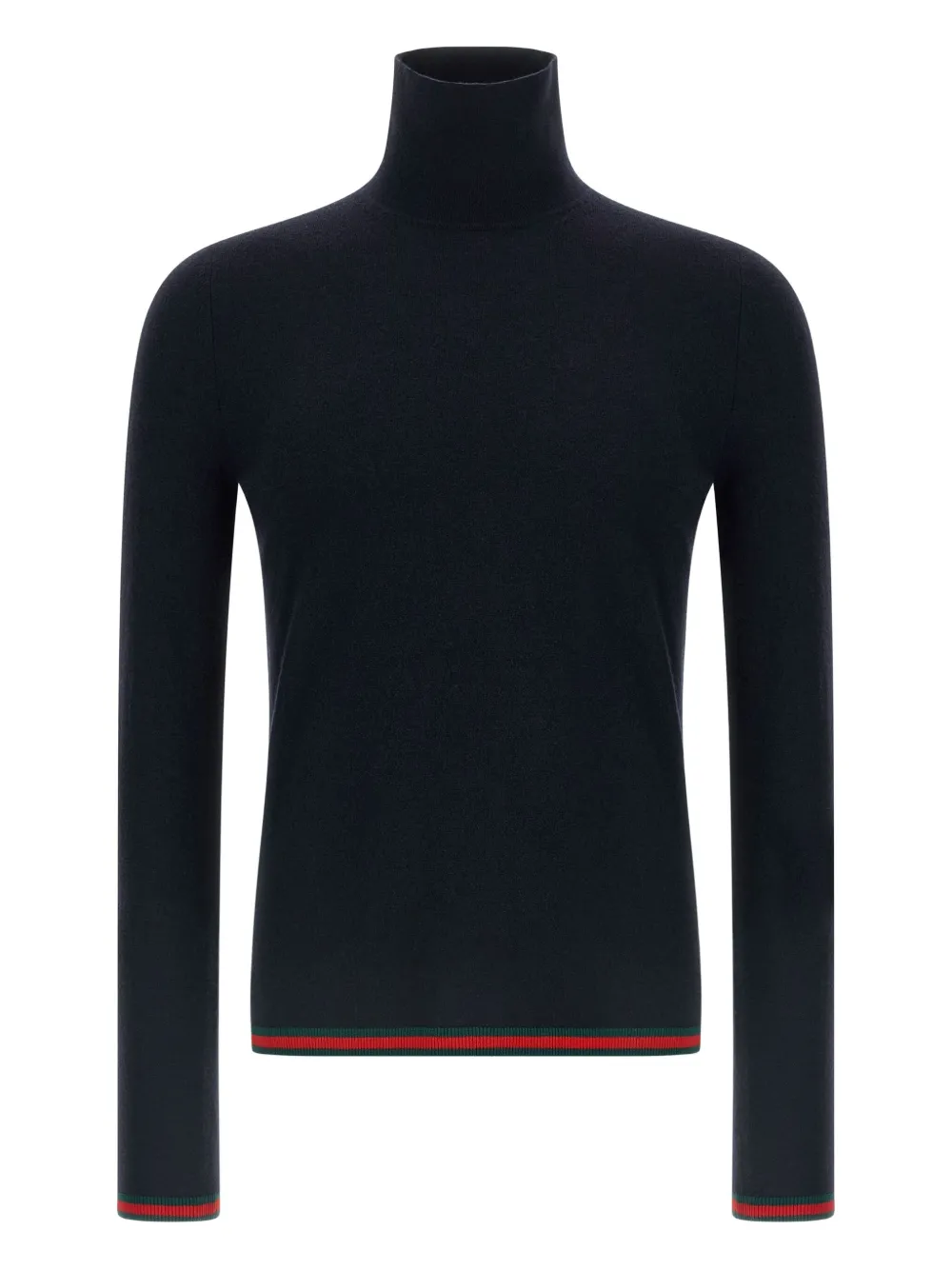 Gucci ハイネック ウェブ セーター - ブルー Gucci ハイネック ウェブ セーター - ブルー