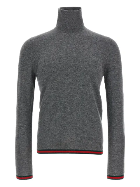 Gucci high-neck ribbon sweater