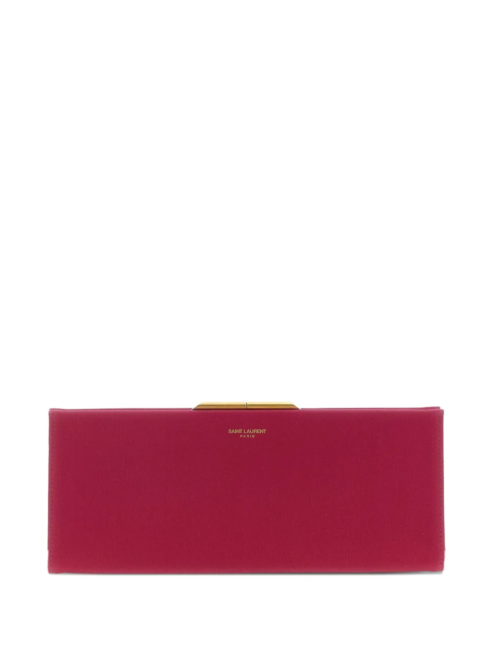 Saint Laurent Fuchsia Midnight Piccola Clutch In Pink