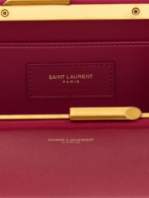 Saint Laurent ミッドナイト クラッチバッグ S | ピンク | FARFETCH JP