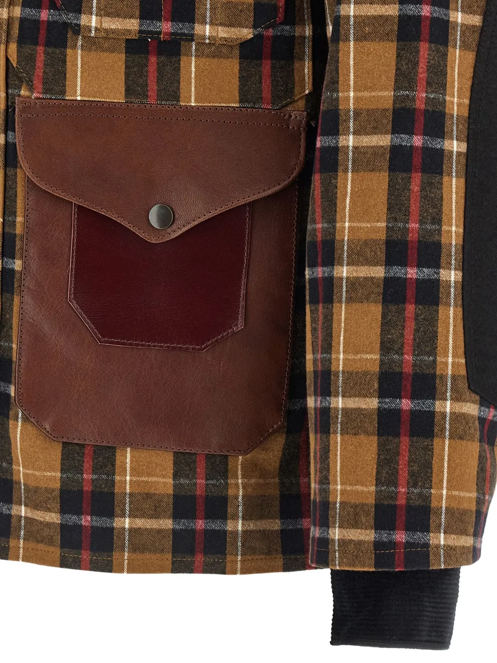 Junya Watanabe MAN x Filson jack met patchwork Bruin