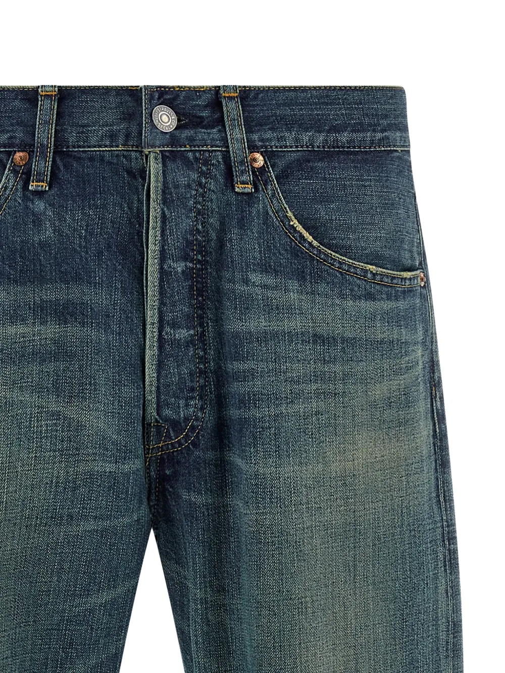 Junya Watanabe MAN x Levi's stonewashed jeans Blauw