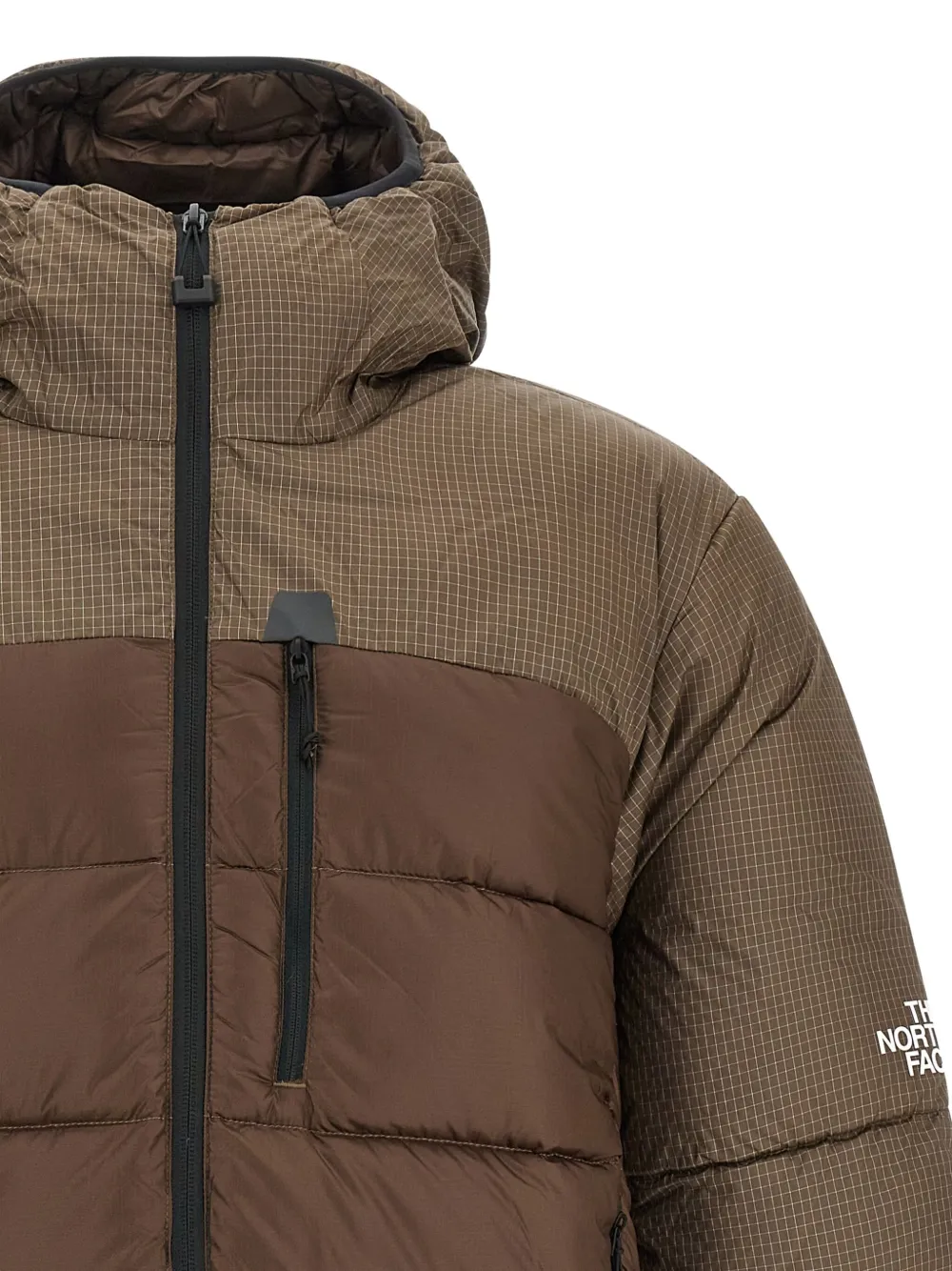 The North Face Kalix gewatteerd donsjack met capuchon Bruin