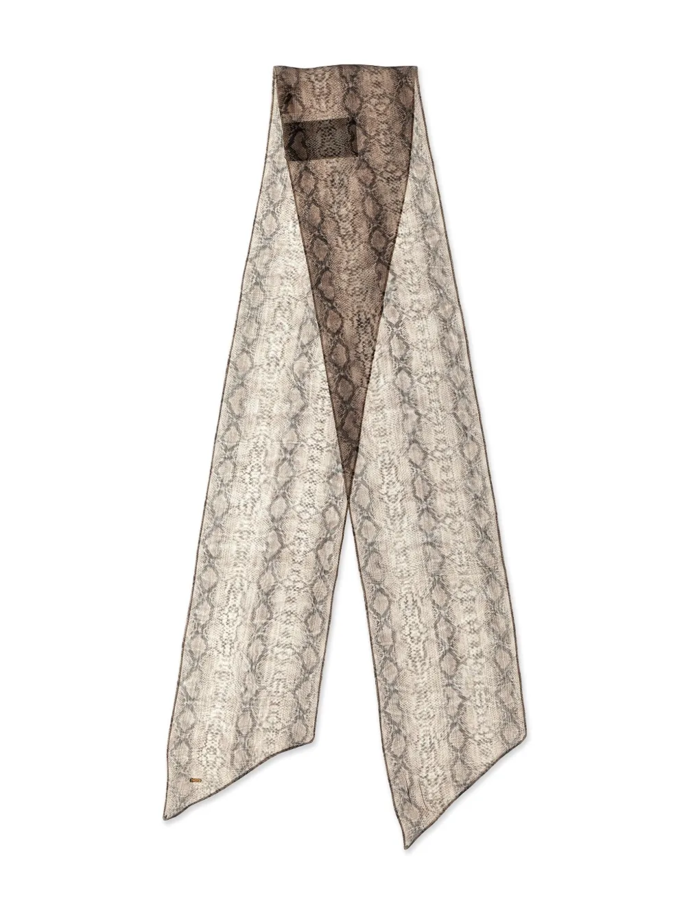 Saint Laurent snake-print silk scarf | Image 2