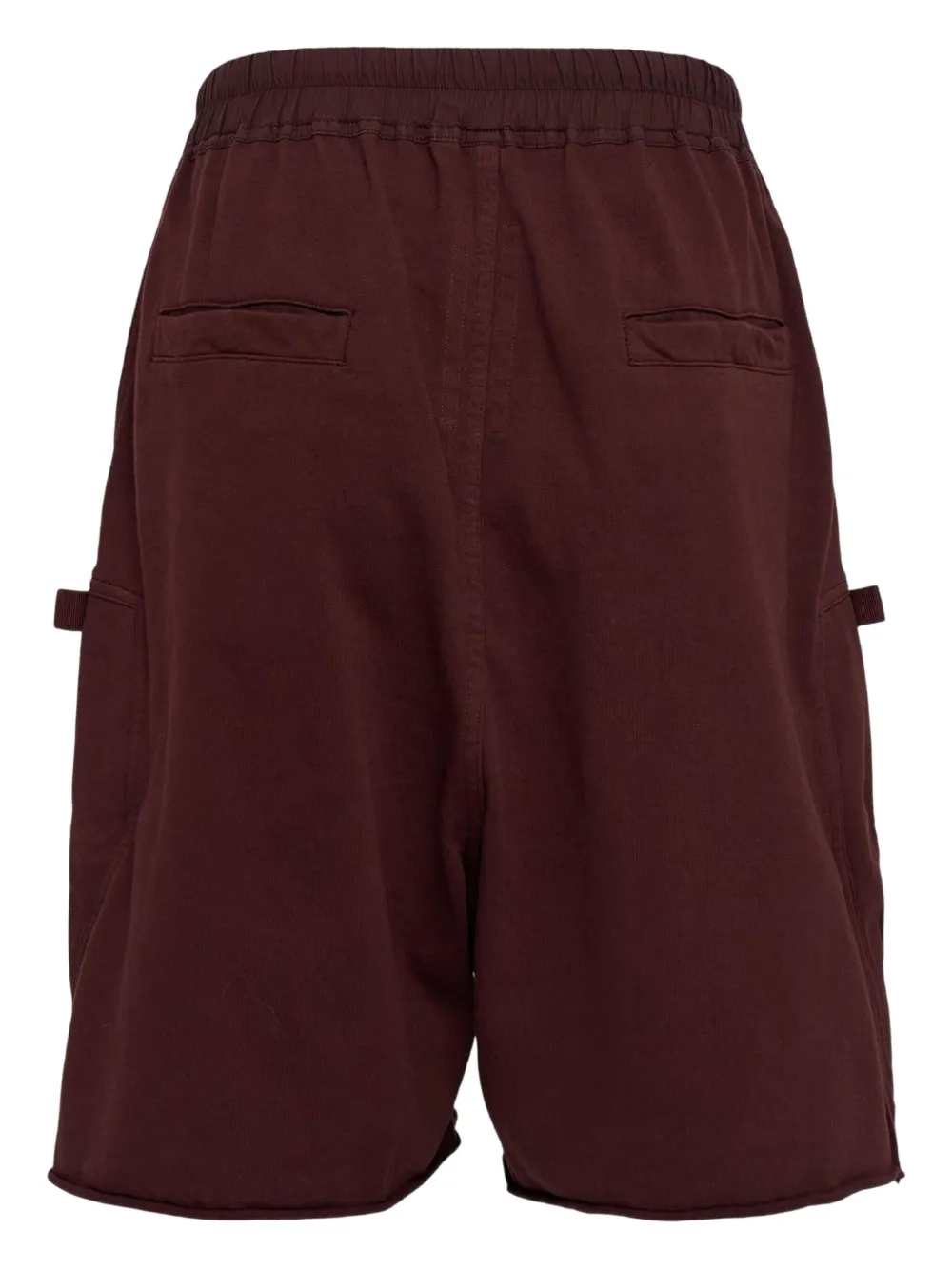 Rick Owens Drkshdw Burgundy Concordians Bauhaus Shorts In Red