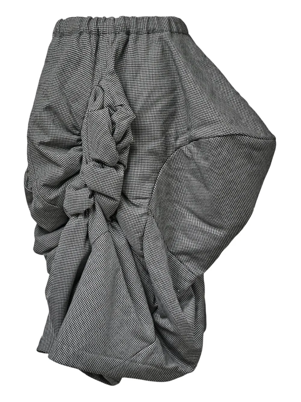 Comme Des Garçons Midi-rok met pied-de-poule print - Grijs