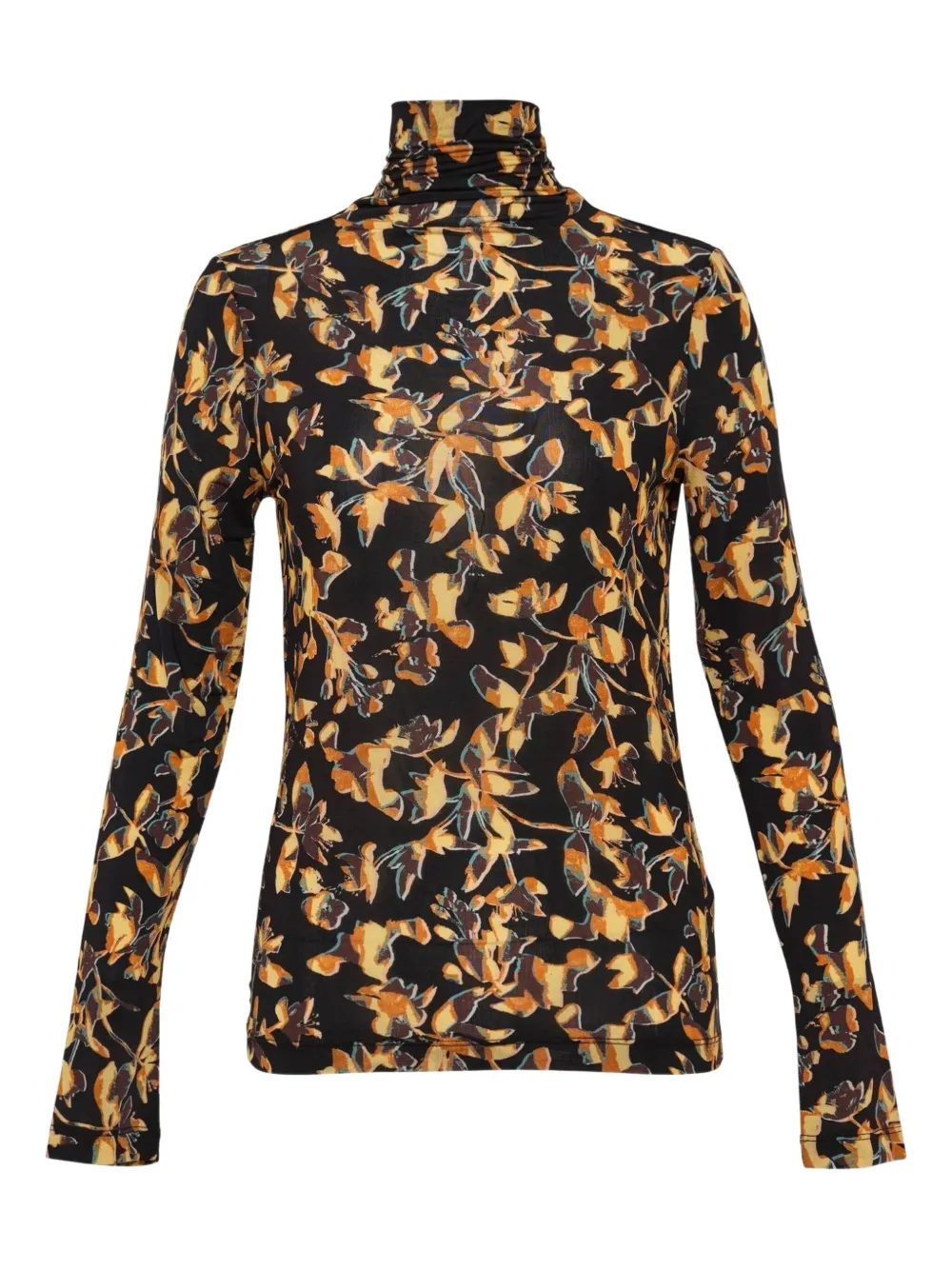 Ulla Johnson Aurelia topp med polokrage | svart | Image 1