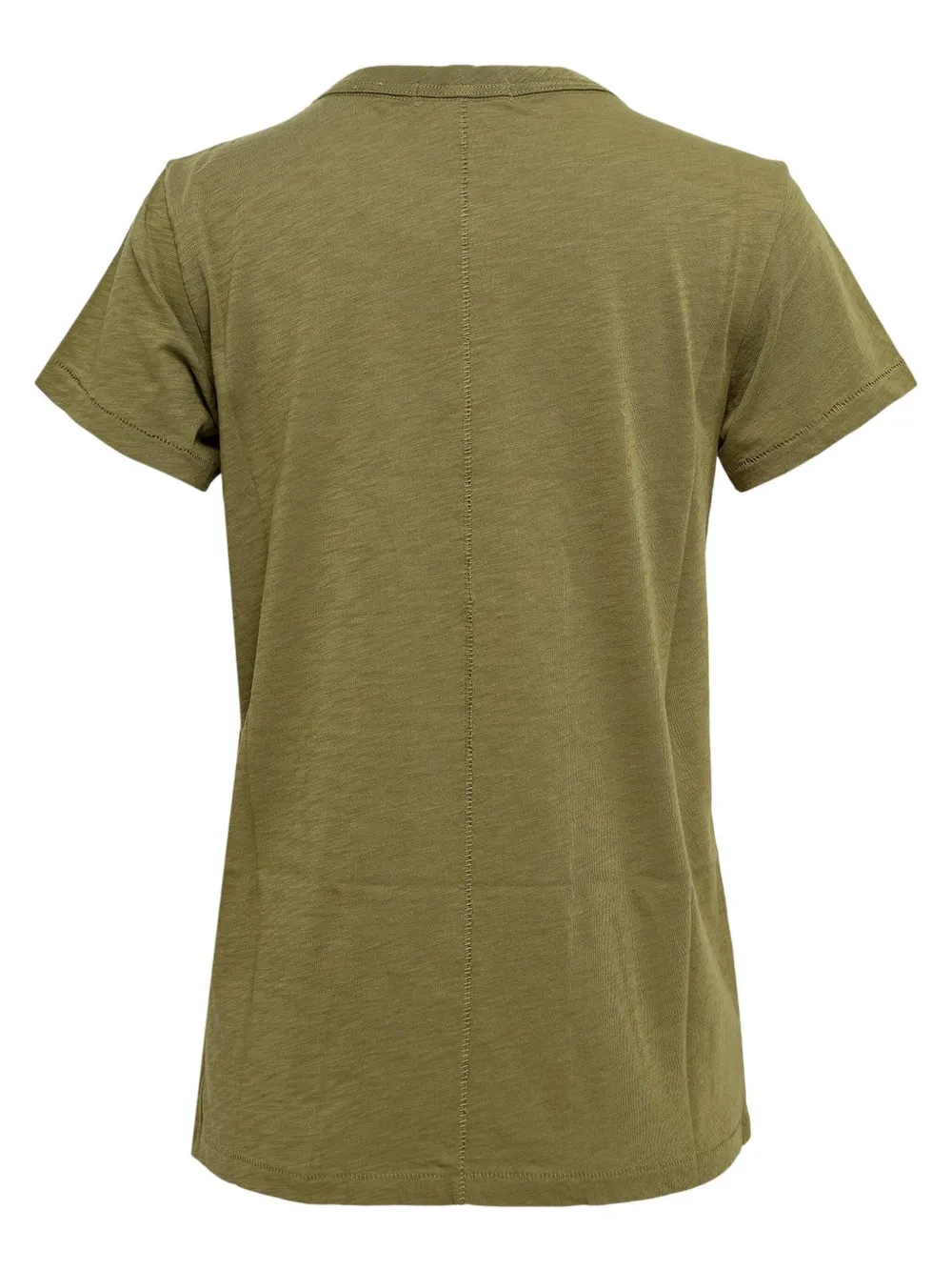 Rag & Bone Slub Short-sleeve T-shirt In Green