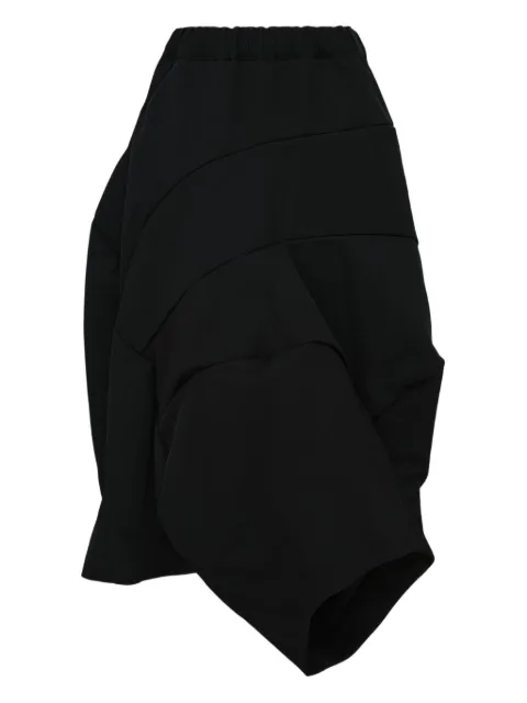 Comme Des Garçons panelled medium skirt
