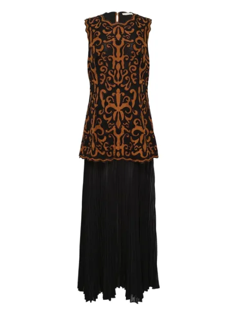 Ulla Johnson Auryn applique sleeveless midi dress