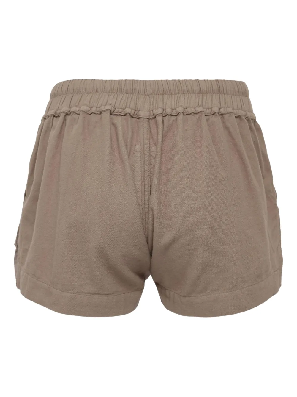 Rick Owens Drkshdw Fog Boxers Flannel Shorts In Brown
