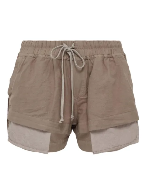 Rick Owens DRKSHDW fog boxers flannel shorts