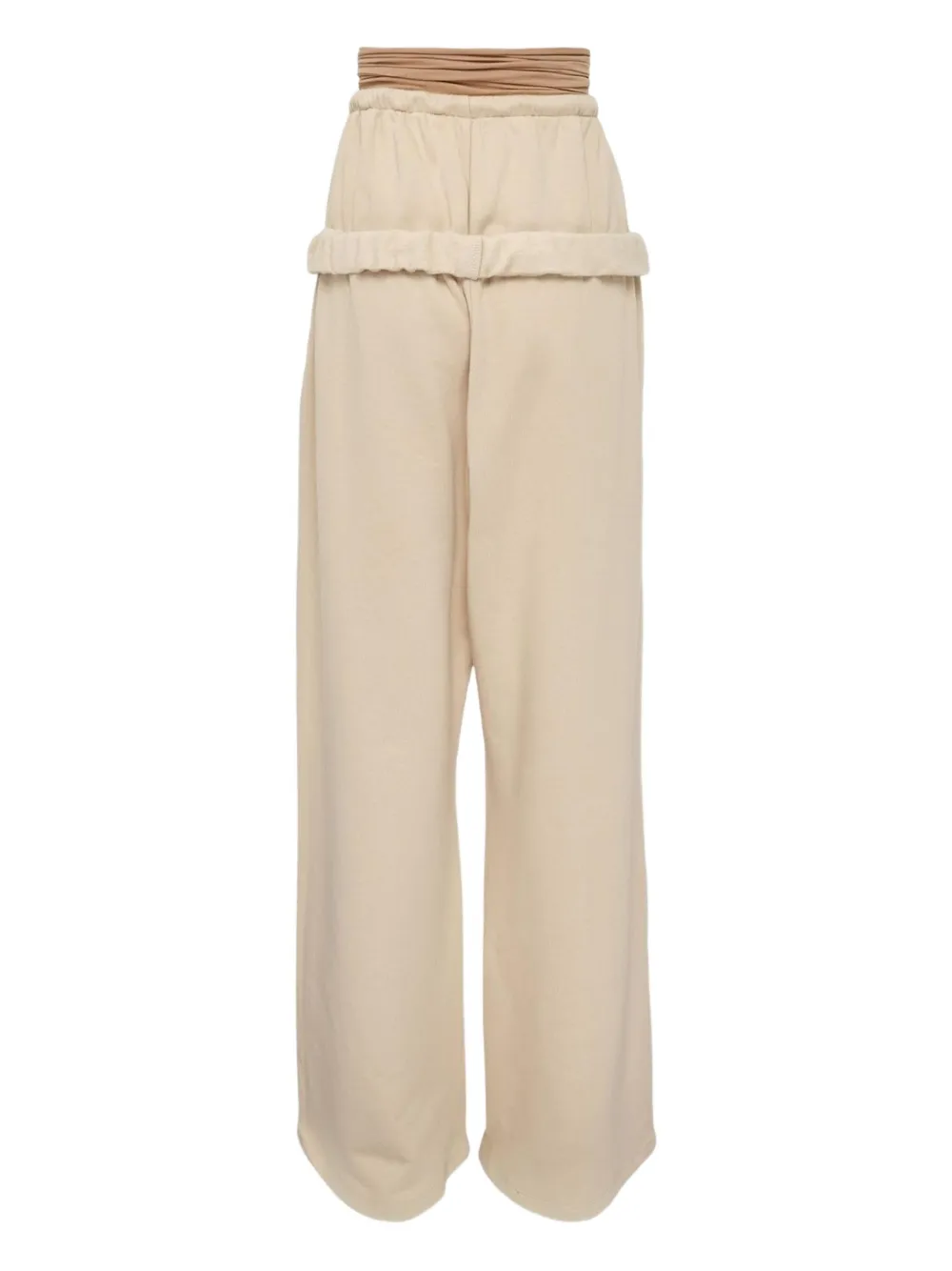 We11done Opgerolde trainingsbroek Beige