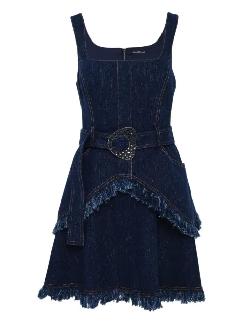 Alexis Macey fringed belted mini dress