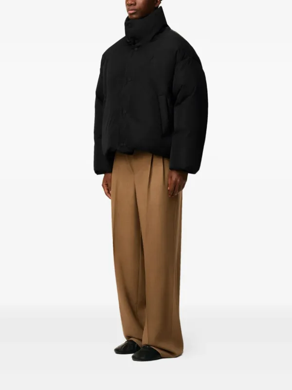 AMI Paris Ami De Coeur パデッドジャケット | ブラック | FARFETCH JP