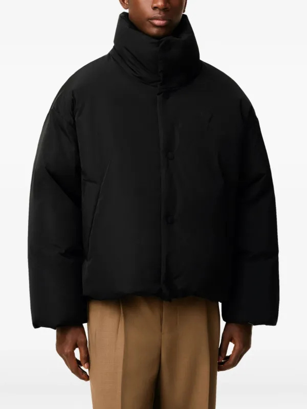 AMI Paris Ami De Coeur パデッドジャケット | ブラック | FARFETCH JP