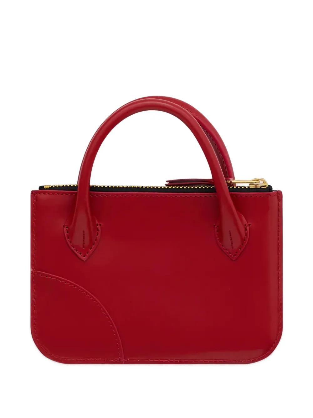 Comme Des Garçons Wallet handle logo-print wallet - Rood