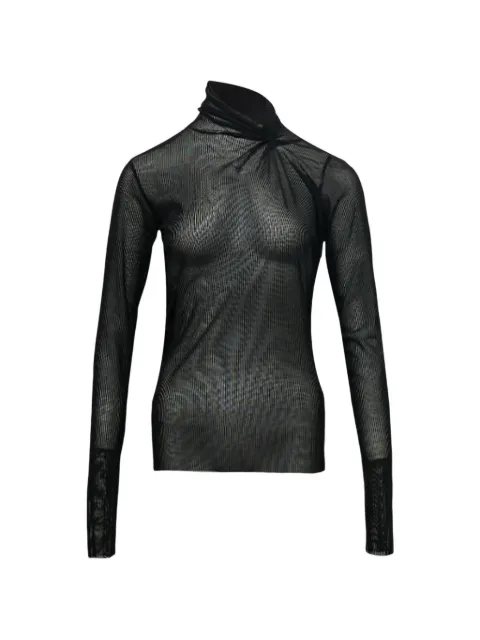 Hache twist-neck top