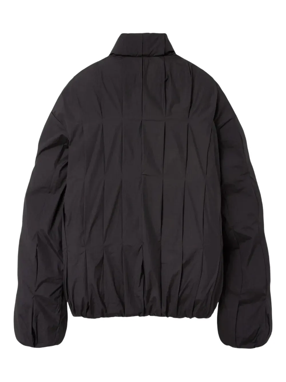 Post Archive Faction Coccon Pleated Down Jacket In Black