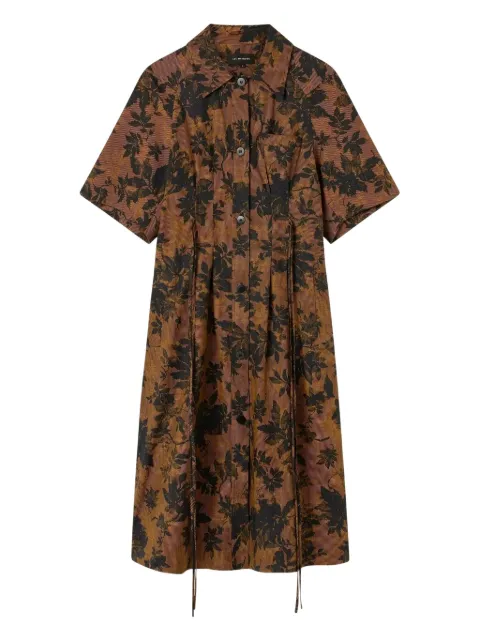 Lee Mathews Ivy floral midi hirt dress