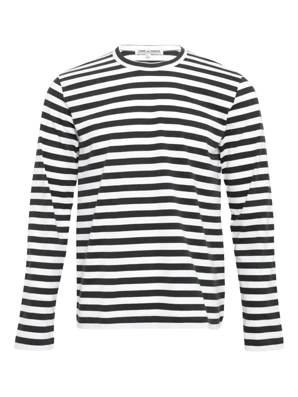 Comme Des Garçons Long-sleeve Stripe T-shirt In Multi