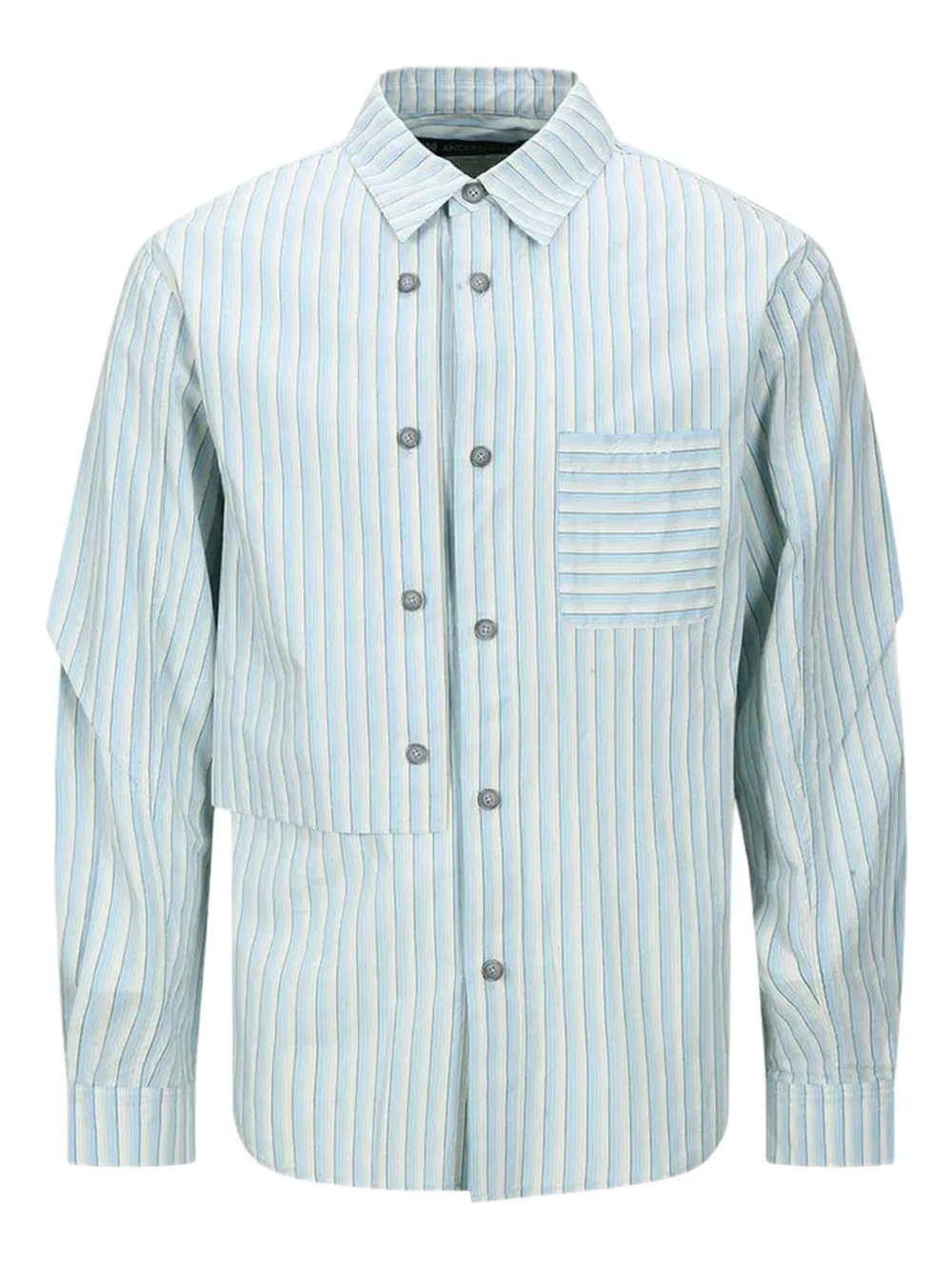 Andersson Bell stripe-pattern shirt | Blue | Image 1