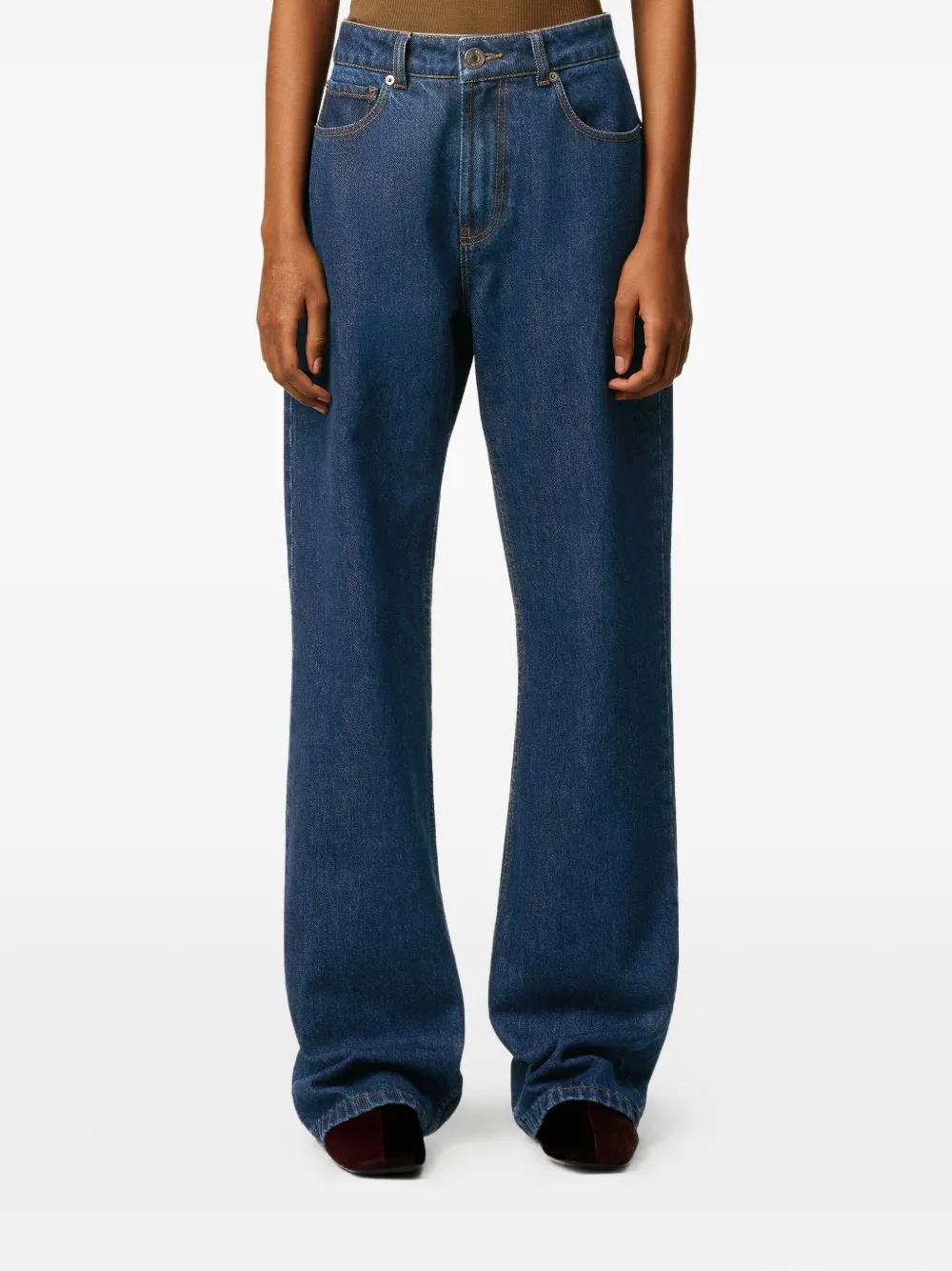 AMI Paris five-pockets jeans - Blauw