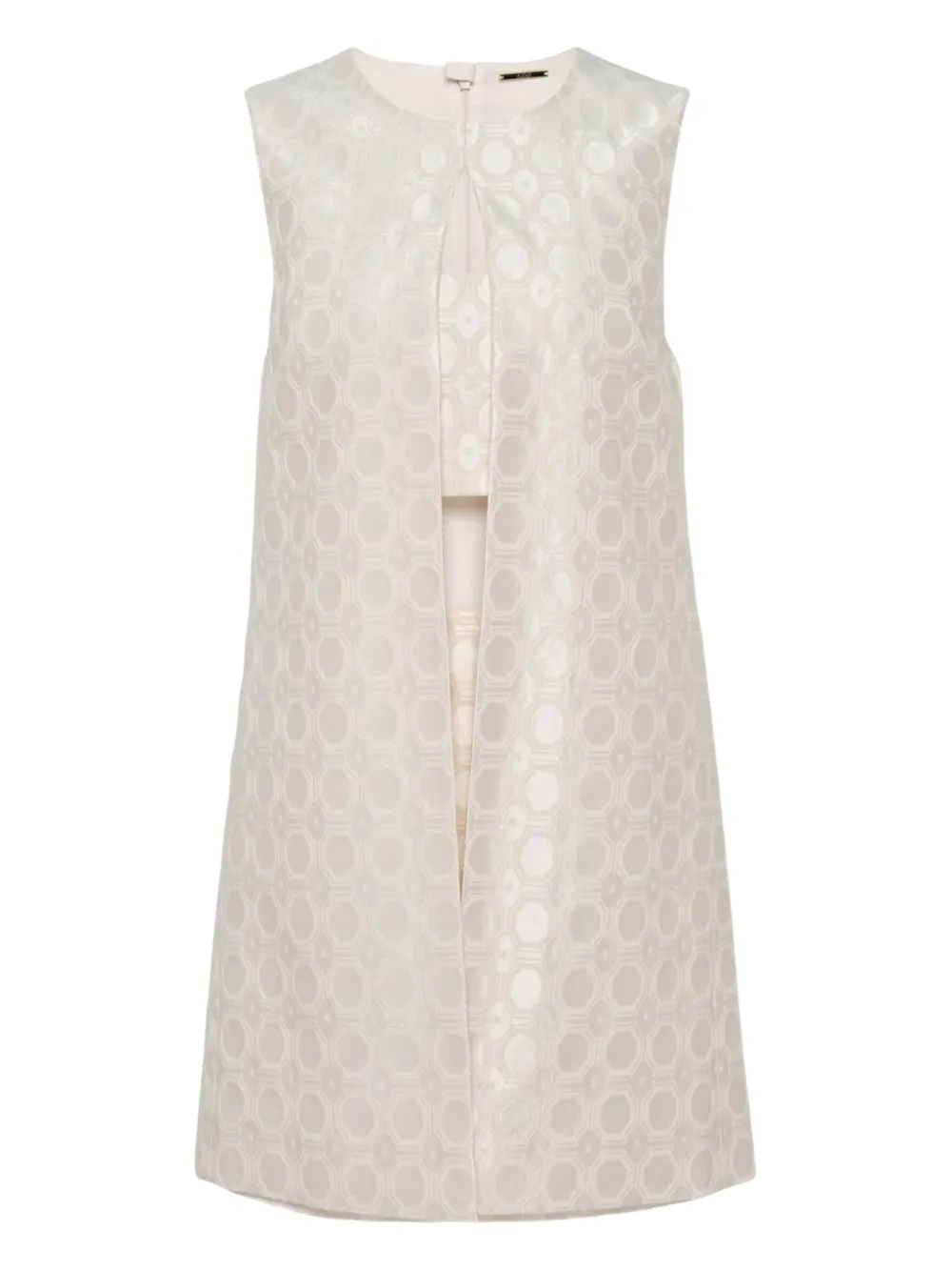 Alexis Asha jacquard-pattern midi dress | Neutrals | Image 1