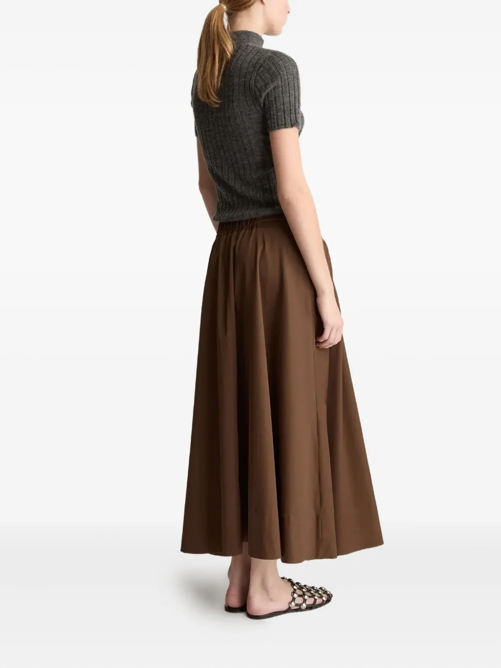 Lee Mathews Spencer gathered skirt - Bruin