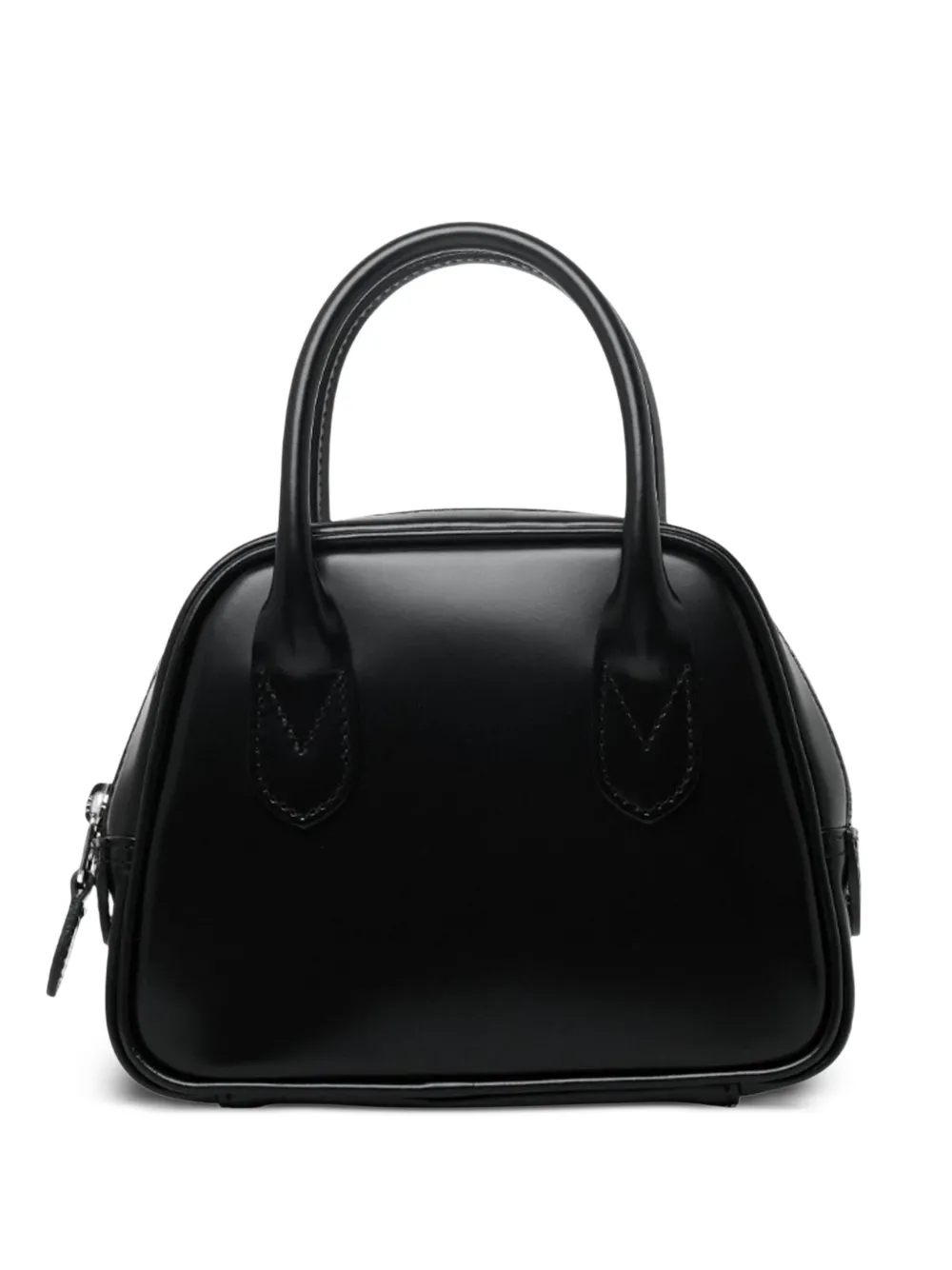 Comme Des Garçons top-handle trapezoid shoulder bag - Nero
