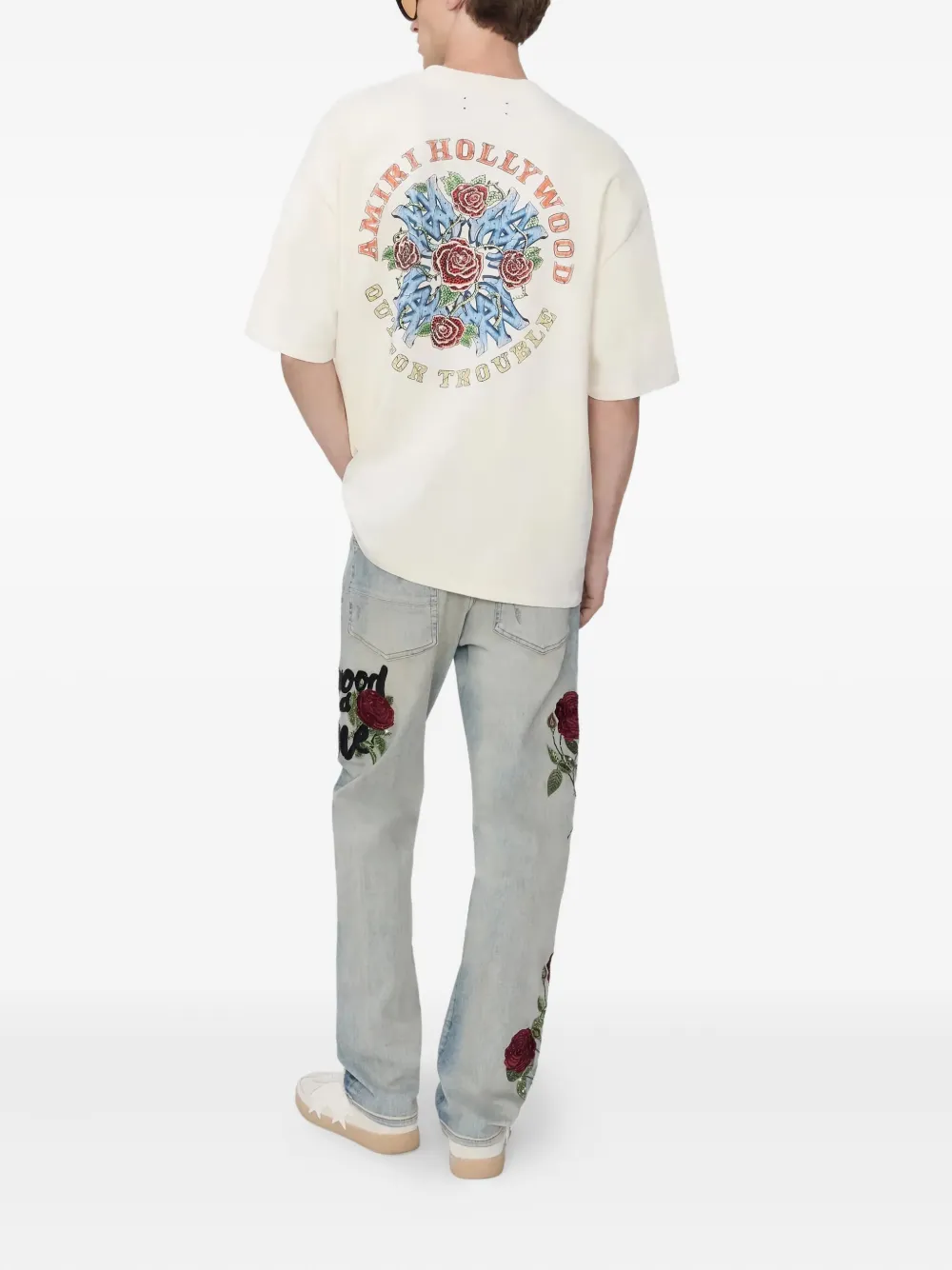 AMIRI round-neck T-shirt - Beige