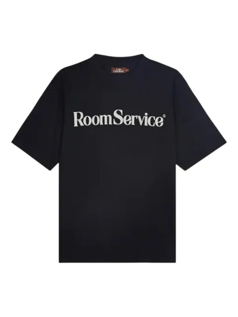 Late Checkout Room Service-print cotton T-shirt
