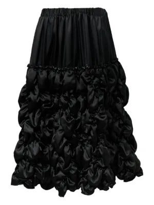 Comme Des Garçons ラッフル ティアードスカート | ブラック | FARFETCH JP