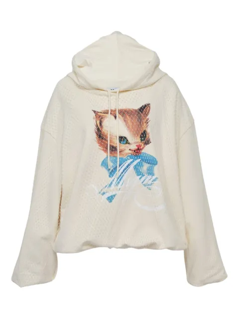 MSGM graphic-print hoodie