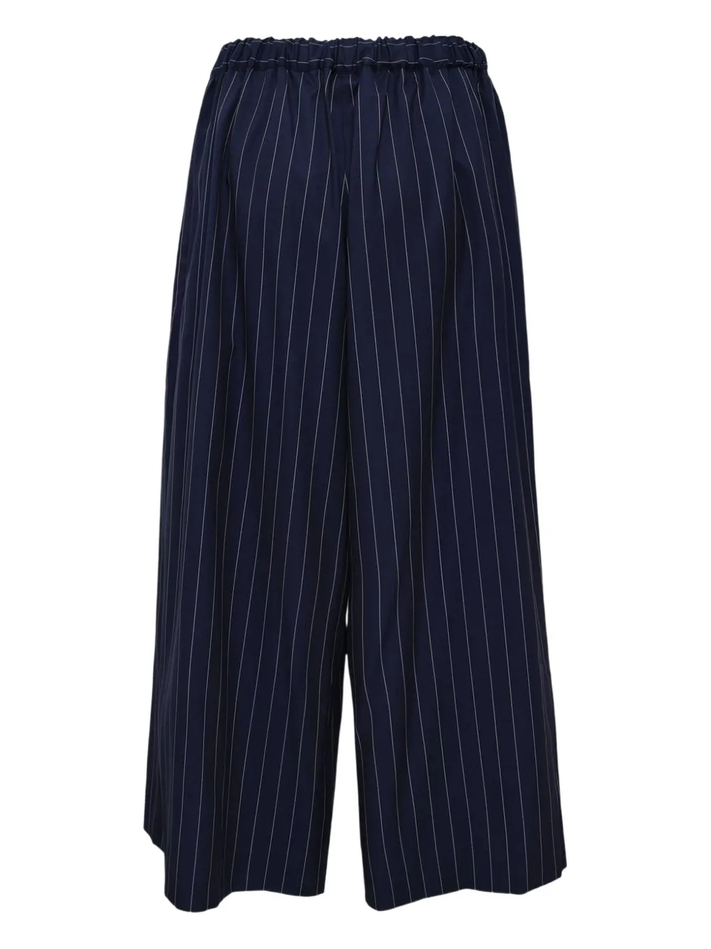 Comme Des Garçons stripe wool trousers - Blauw