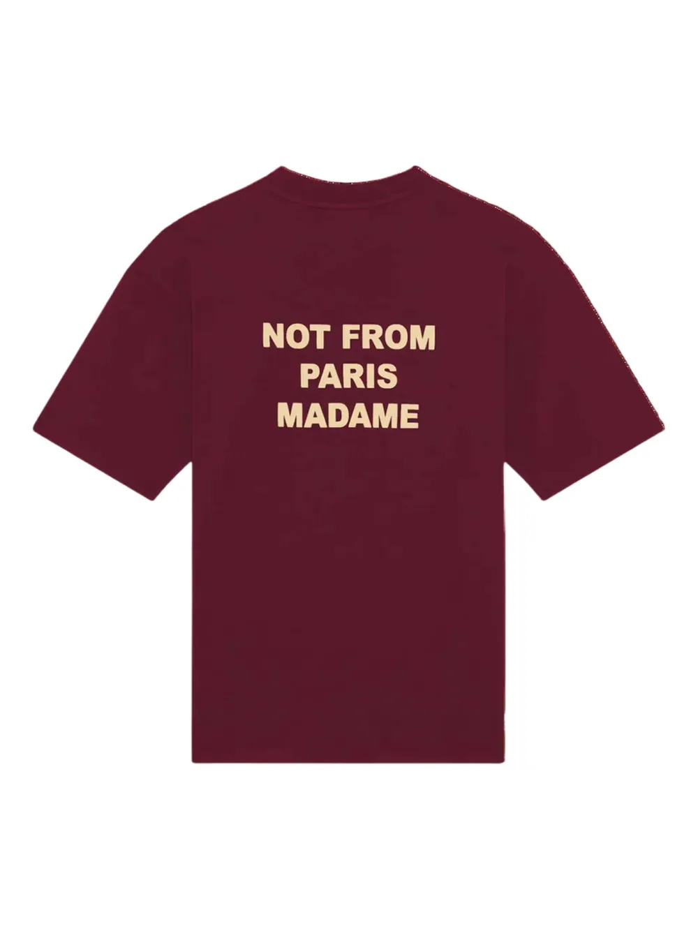 Drôle De Monsieur Le Slogan T-shirt - Rood