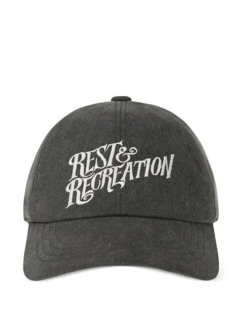 Rest&Recreation logo-embroidered baseball cap