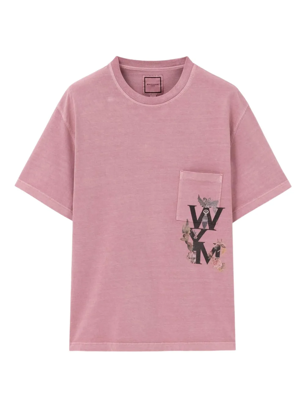 Wooyoungmi playera Wym | rosado | Image 1