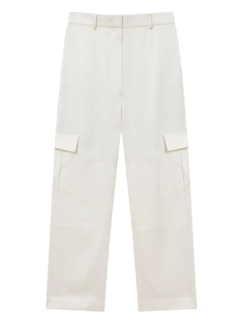 Stella Mccartney Belt-loop Trousers In White