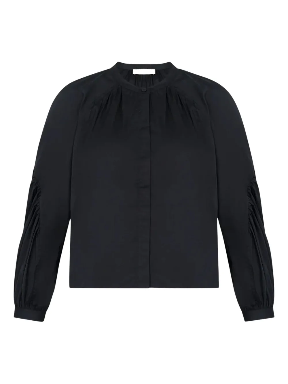 Ulla Johnson Rowena Long-sleeve Blouse In Black