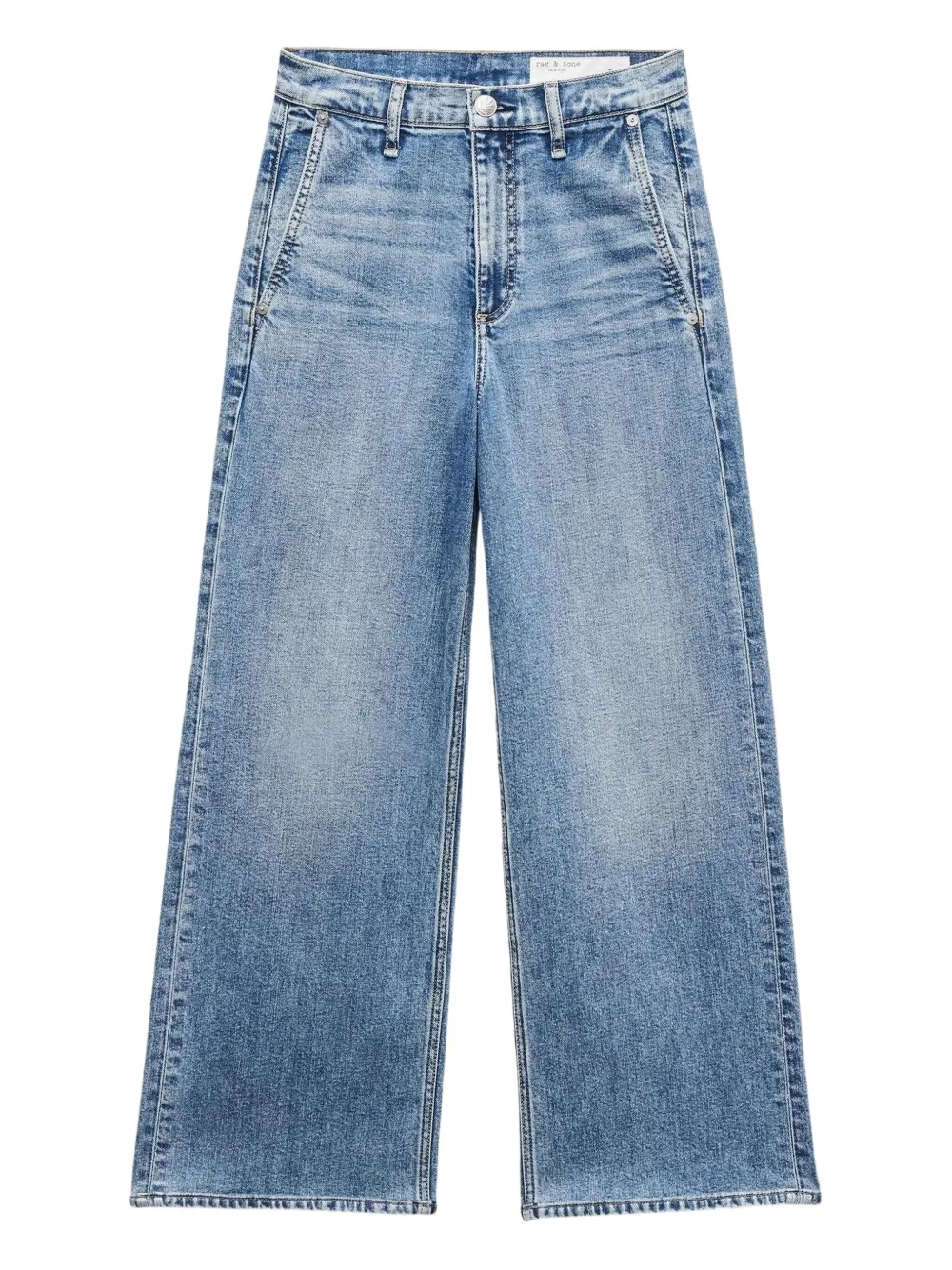 Rag & Bone Button-fastening Jeans In Blue
