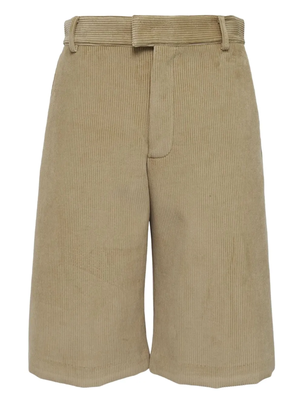 Msgm Knee-length Bermuda Shorts In Brown