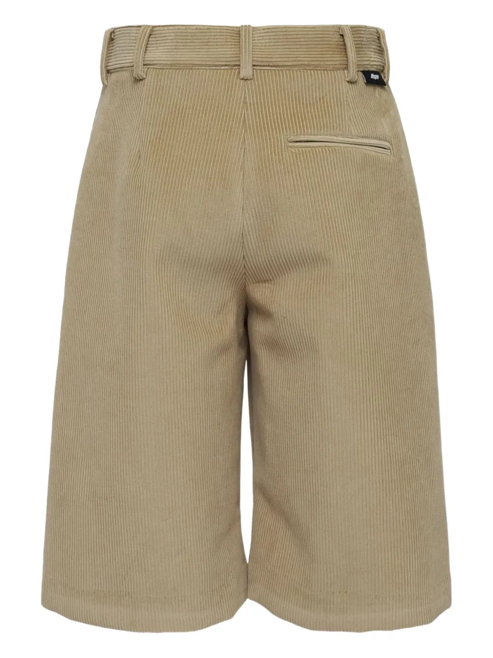MSGM knee-length bermuda shorts - Beige
