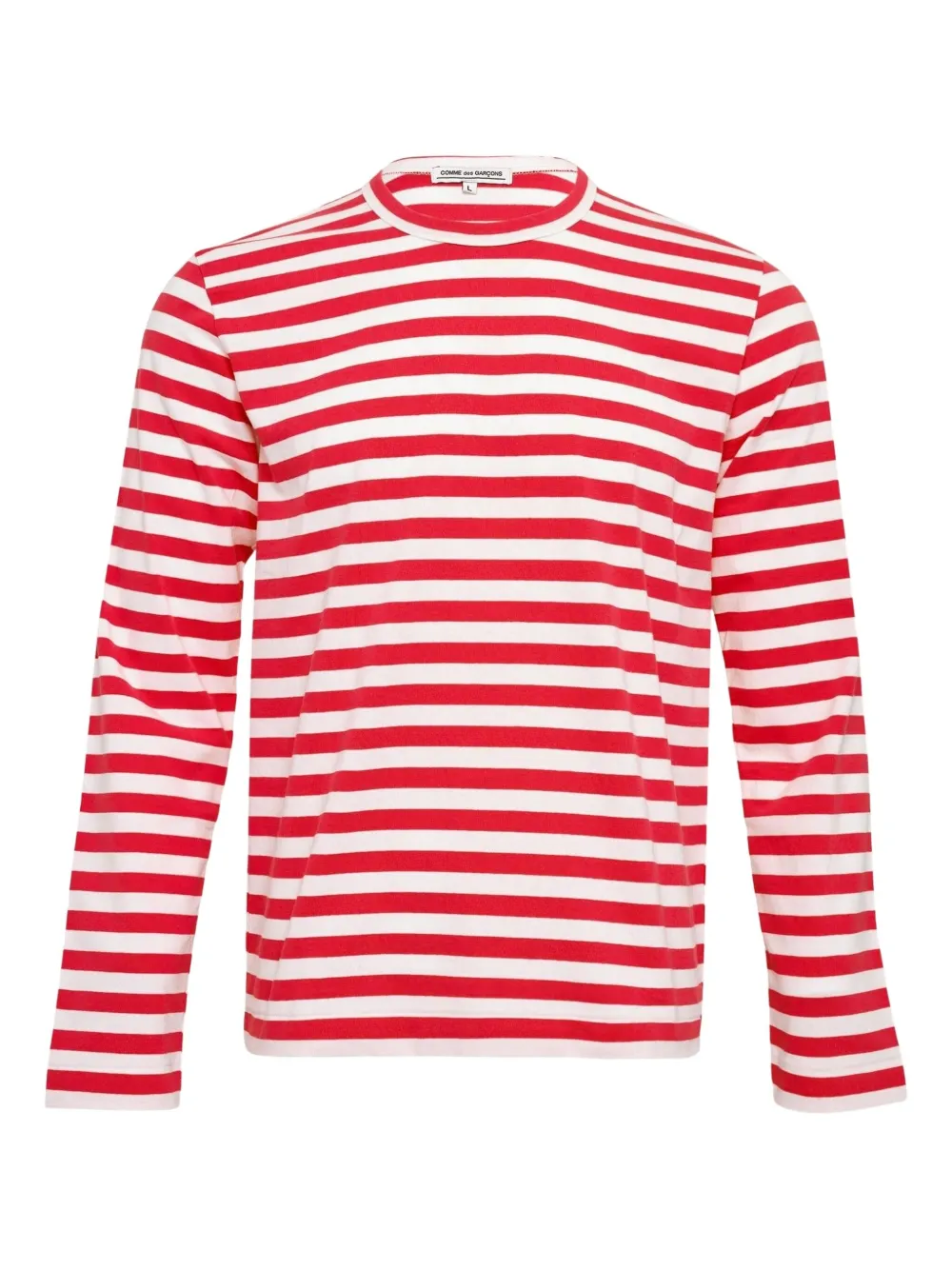Comme Des Garçons Stripe Long Sleeve T-shirt In Multi