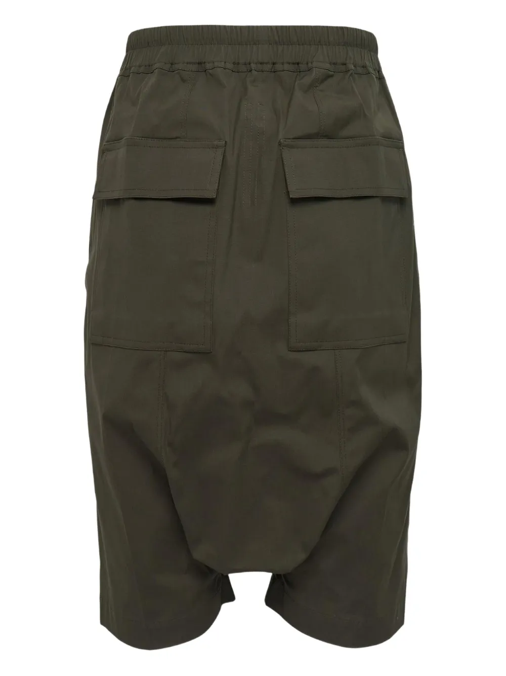 Rick Owens cotton shorts - Groen