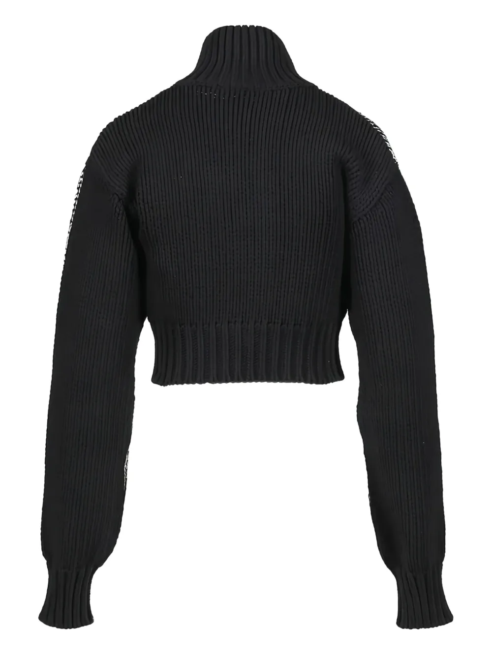 Vaquera Chunky-knit Zip Cardigan In Black