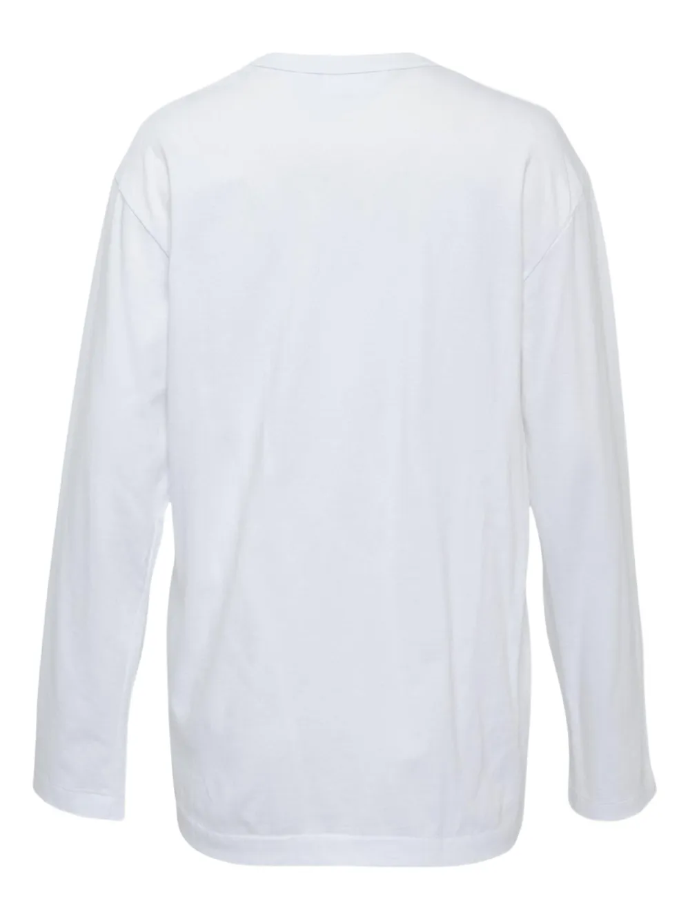 Comme Des Garçons Long-sleeve T-shirt In White